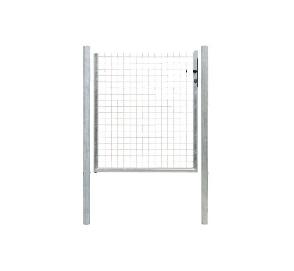 Produktbild Alberts Wellengitter Einzeltor feuerverzinkt Mitte zu Mitte Pfosten 1020mm Höhe 1750mm bild 2