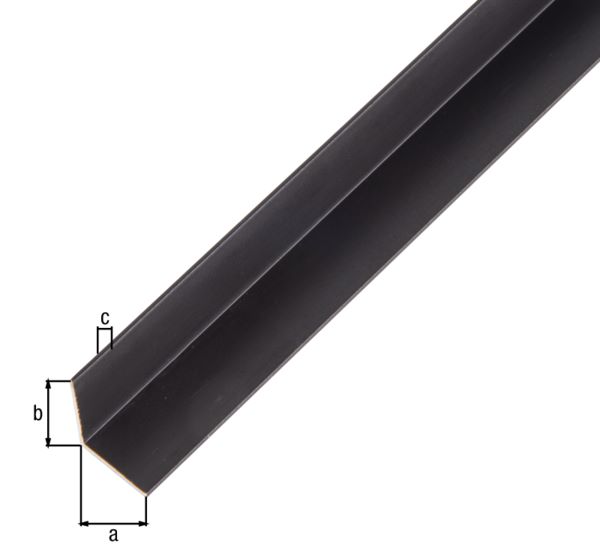 Produktbild Alberts Winkelprofil gleichschenklig Alu schwarz eloxiert 1000 x 15 x 15 x 1 mm bild 2