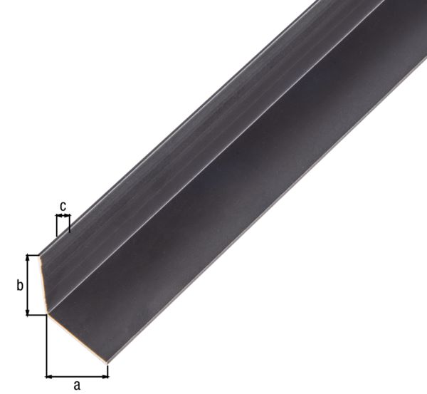 Produktbild Alberts Winkelprofil gleichschenklig Alu schwarz eloxiert 1000 x 20 x 20 x 1 mm bild 2