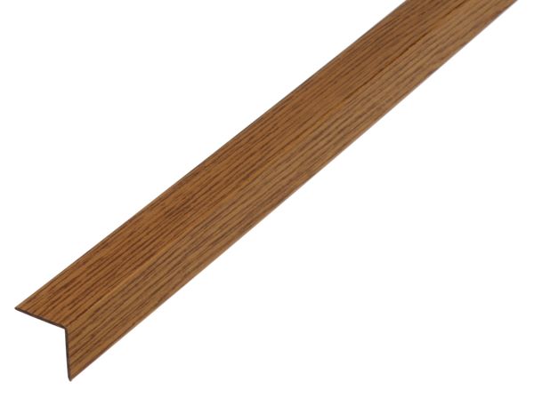 Produktbild Alberts Winkelprofil gleichschenk PVC Dekor Eiche dunkel 2000 x 20 x 20 x 1,5 mm