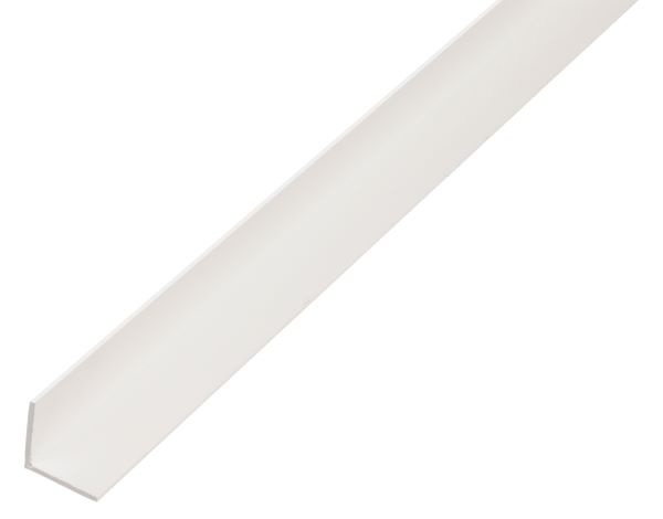 Produktbild Alberts Winkelprofil PVC gleichschenklig weiß 2600 x 40 x 40 x 1,2 mm