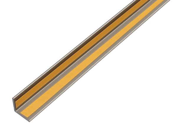 Produktbild Alberts Winkelprofil selbstklebend gleichschenklig Alu edelstahldesign 1000x20x20x1 mm bild 2