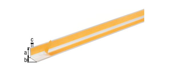 Produktbild Alberts Winkelprofil selbstklebend Alu silber eloxiert 1000 x 30 x 30 x 2,0 mm bild 2