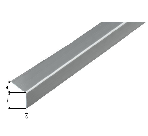 Produktbild Alberts Winkelprofil selbstklebend PVC VA Optik 1000 x 30 x 30 x 1,5 mm bild 2