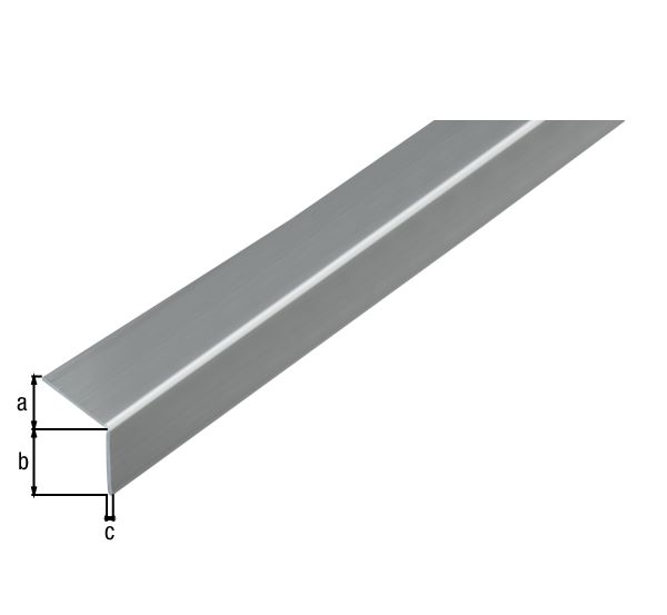 Produktbild Alberts Winkelprofil selbstklebend PVC VA Optik 2600 x 30 x 30 x 1,5 mm bild 2