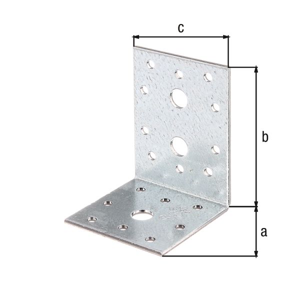 Produktbild Alberts Winkelverbinder sendzimirverzinkt 60x80x60mm bild 2
