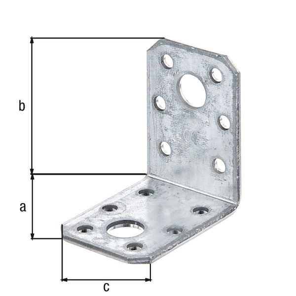 Produktbild Alberts Winkelverbinder sendzimirverzinkt 50x50x35mm Pack mit 6 Stück bild 2