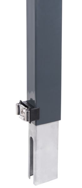 Produktbild Alberts Zaunerhöhung Erhard anthrazit RAL 7016 800mm x Pfosten 60x40mm