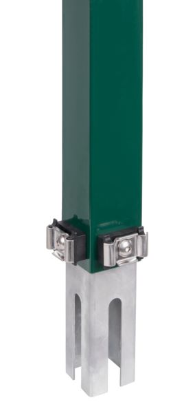 Produktbild Alberts Zaunerhöhung Erhard grün RAL 6005 600mm x Pfosten 60x60mm