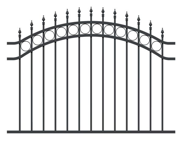 Produktbild Alberts Zaunfeld Bordeaux Alu anthrazit lichte Maße 1600 x 1200 mm