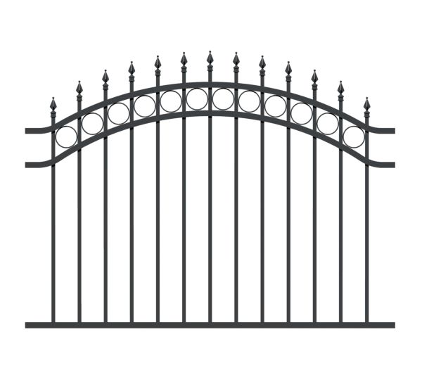 Produktbild Alberts Zaunfeld Bordeaux Alu anthrazit lichte Maße 1600 x 1200 mm bild 3