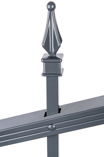 Produktbild Alberts Zaunfeld Chaussee verstellbar in anthrazit lichte Breite 2000 mm Höhe 1000 mm bild 2