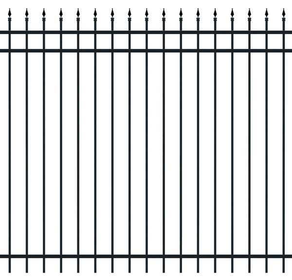 Produktbild Alberts Zaunfeld Columbus matt schwarz 2000x1800mm