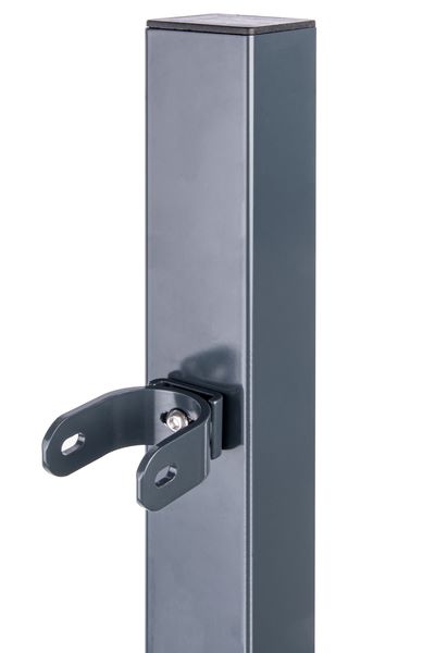 Produktbild Alberts Zaunfeldhalter Set für Zaunfelder Chaussee Alu anthrazit kunststoffbeschichtet bild 4