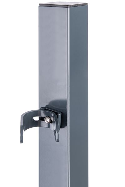 Produktbild Alberts Zaunfeldhalter Set für Zaunfelder Chaussee Alu anthrazit kunststoffbeschichtet bild 5