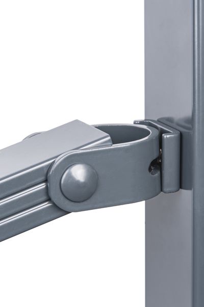 Produktbild Alberts Zaunfeldhalter Set für Zaunfelder Chaussee Alu anthrazit kunststoffbeschichtet bild 7