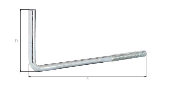 Produktbild Alberts Zaunriegelhalter galvanisch verzinkt zum Durchschrauben 190x110mm bild 2