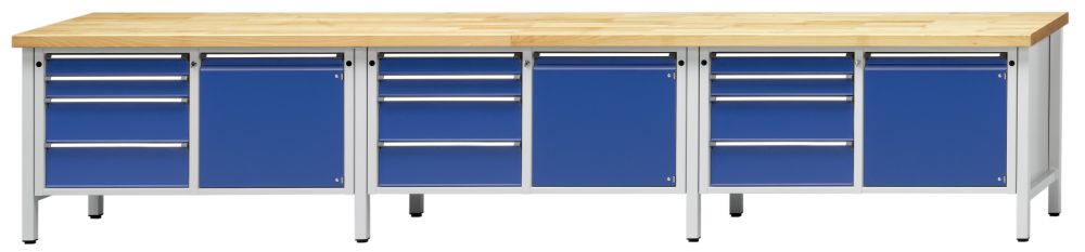 Produktbild Anke Kastenwerkbank 4050 x 700 x 850 mm Modell 131V BMP 50 mm