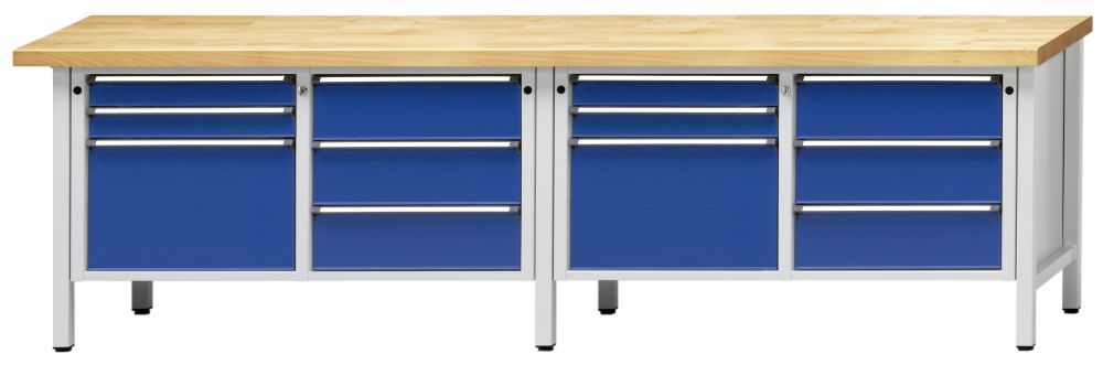 Produktbild Anke Kastenwerkbank 2800 x 700 x 850 mm Modell 207V BMP 50 mm