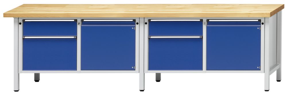 Produktbild Anke Kastenwerkbank 2800 x 700 x 840 mm Modell 232V KSP 40 mm