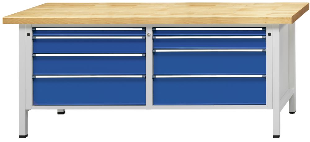 Produktbild Anke Kastenwerkbank 2000 x 800 x 890 mm Modell 141VX UBP 40 mm