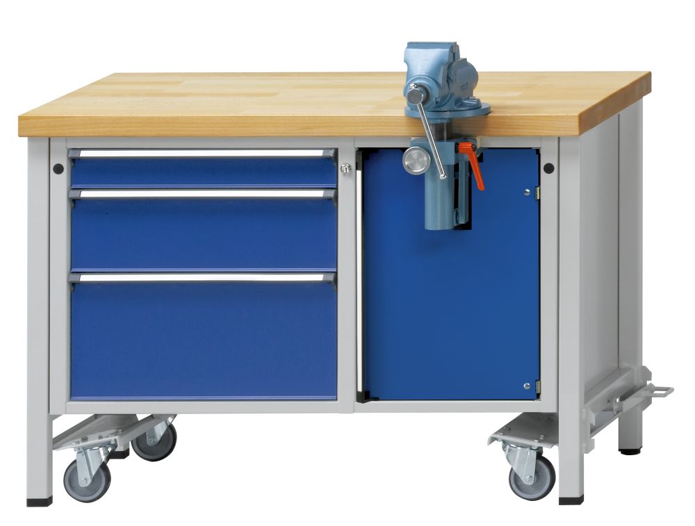 Produktbild Anke Montagewerkbank fahrbar 1270 x 700 x 840 mm Modell 704V ZBP 40 mm