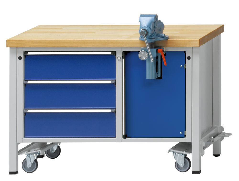 Produktbild Anke Montagewerkbank fahrbar 1270 x 700 x 840 mm Modell 706V ZBP 40 mm