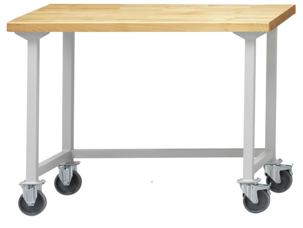 Produktbild Anke Arbeitstisch fahrbar Modell 40 1270x700x890 verzinkte Stahlblechplatte 400.713