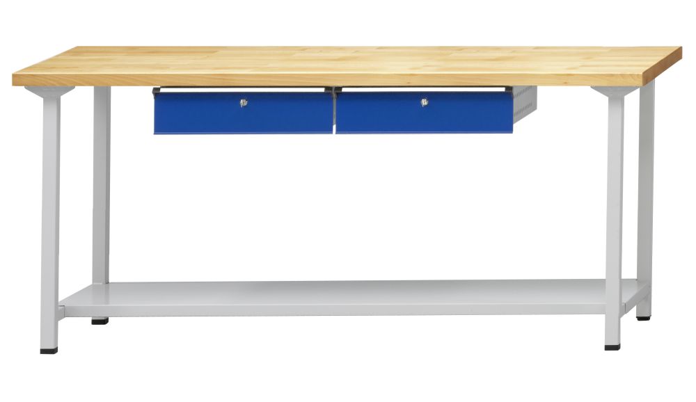 Produktbild Anke Arbeitstisch 2000x800x900mm verzinkte Stahlblechplatte 401.395