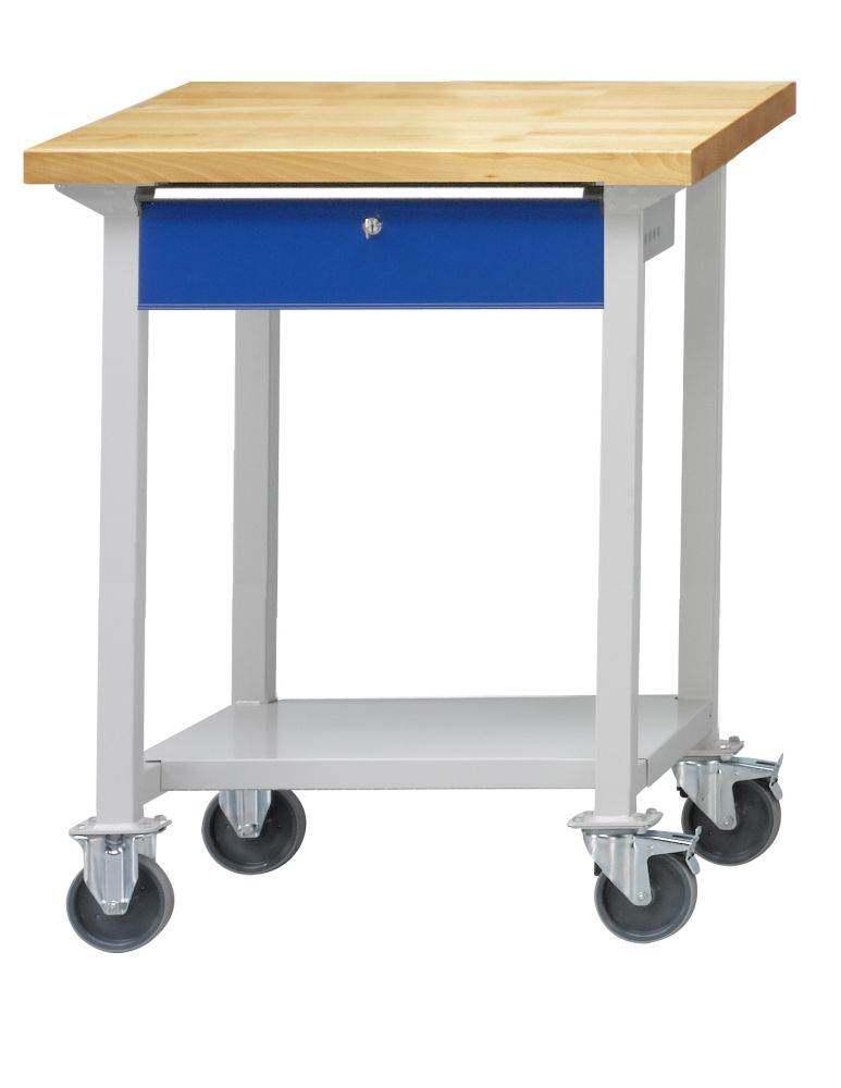 Produktbild Anke Arbeitstisch fahrbar 800x800x850mm Universalplatte 401.658