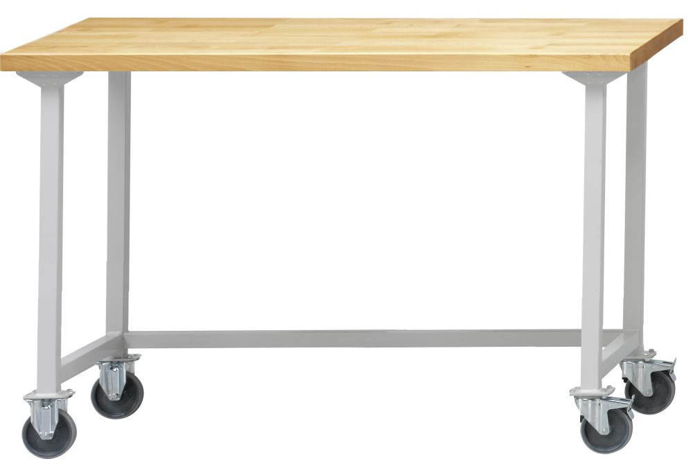 Produktbild Anke Arbeitstisch fahrbar 1500x800x850mm verzinkte Stahlblechplatte 401.814