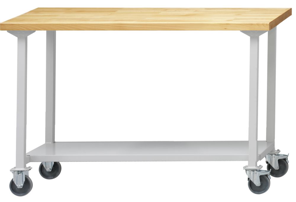 Produktbild Anke Arbeitstisch fahrbar 1500x800x890mm verzinkte Stahblechplatte 401.829