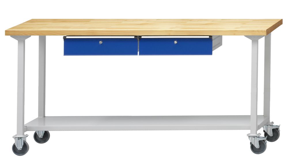 Produktbild Anke Arbeitstisch fahrbar 2000x800x890mm Universalplatte 401.989