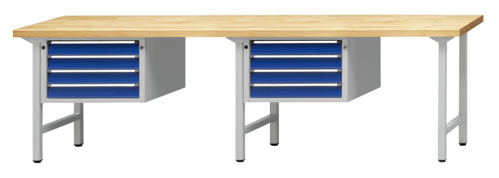 Produktbild Anke Kombiwerkbank 634V Serie V 2800mm verzinkte Stahlblechplatte Art. 411.292 bild 1