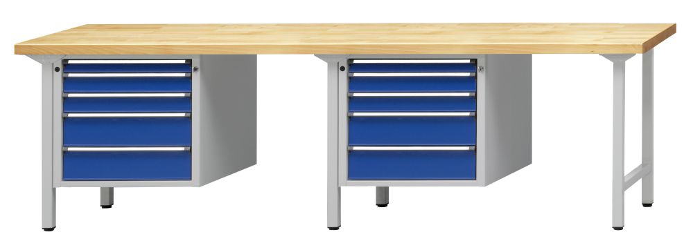 Produktbild Anke Kombiwerkbank 733V Serie V 2800mm verzinkte Stahlblechplatte 411.342 bild 1