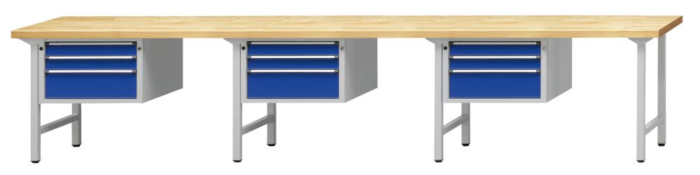 Produktbild Anke Kombiwerkbank 643V Serie V 4050mm Buche Massiv Platte 411.634