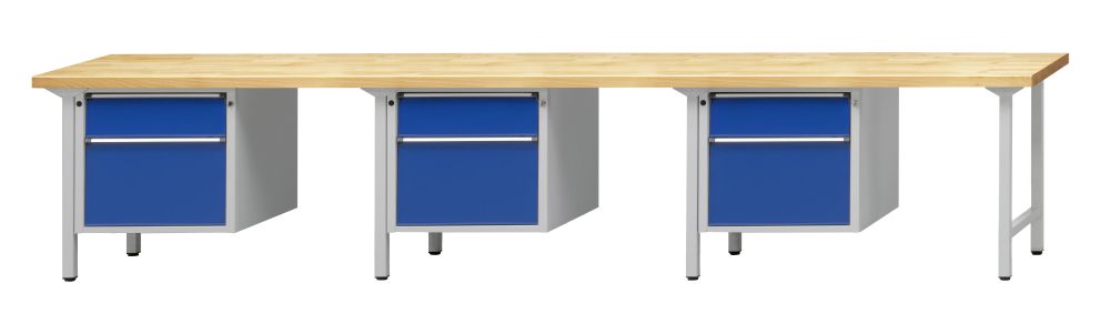 Produktbild Anke Kombiwerkbank 741V Serie V 4050mm verzinkte Stahlblechplatte 411.663 bild 1