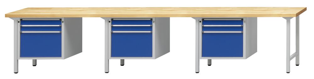 Produktbild Anke Kombiwerkbank 742V Serie V 4050mm verzinkte Stahlblechplatte 411.679 bild 1