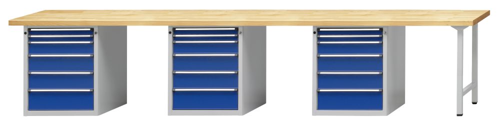 Produktbild Anke Kombiwerkbank 932V Serie V 4050x700x850 mm ZBP 50 mm