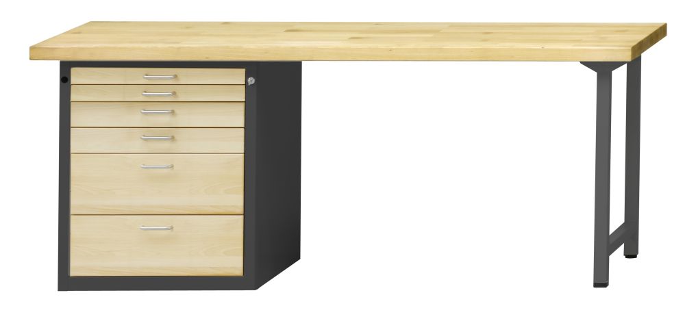 Produktbild Anke Kombiwerkbank 834VH Serie VH 2000mm Buche Massiv Platte 420.152