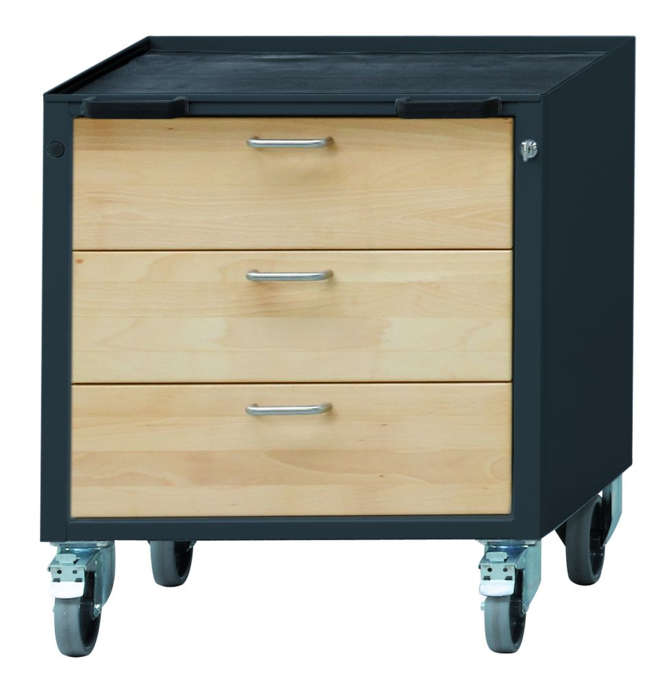 Produktbild Anke Rollcontainer 53V Serie VH 660 Wanne mit Antirutschmatte 450.606