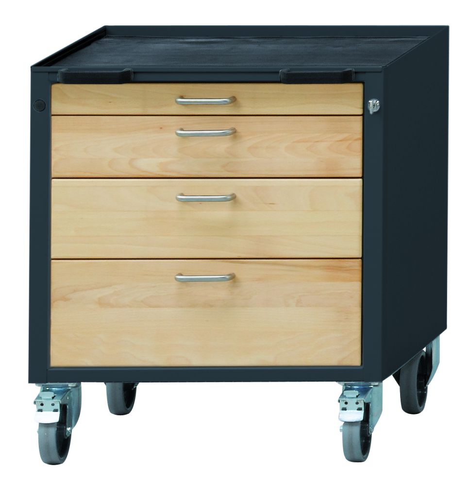 Produktbild Anke Rollcontainer Modell 56V Serie VH 660 Wanne mit Antirutschmatte 450.612