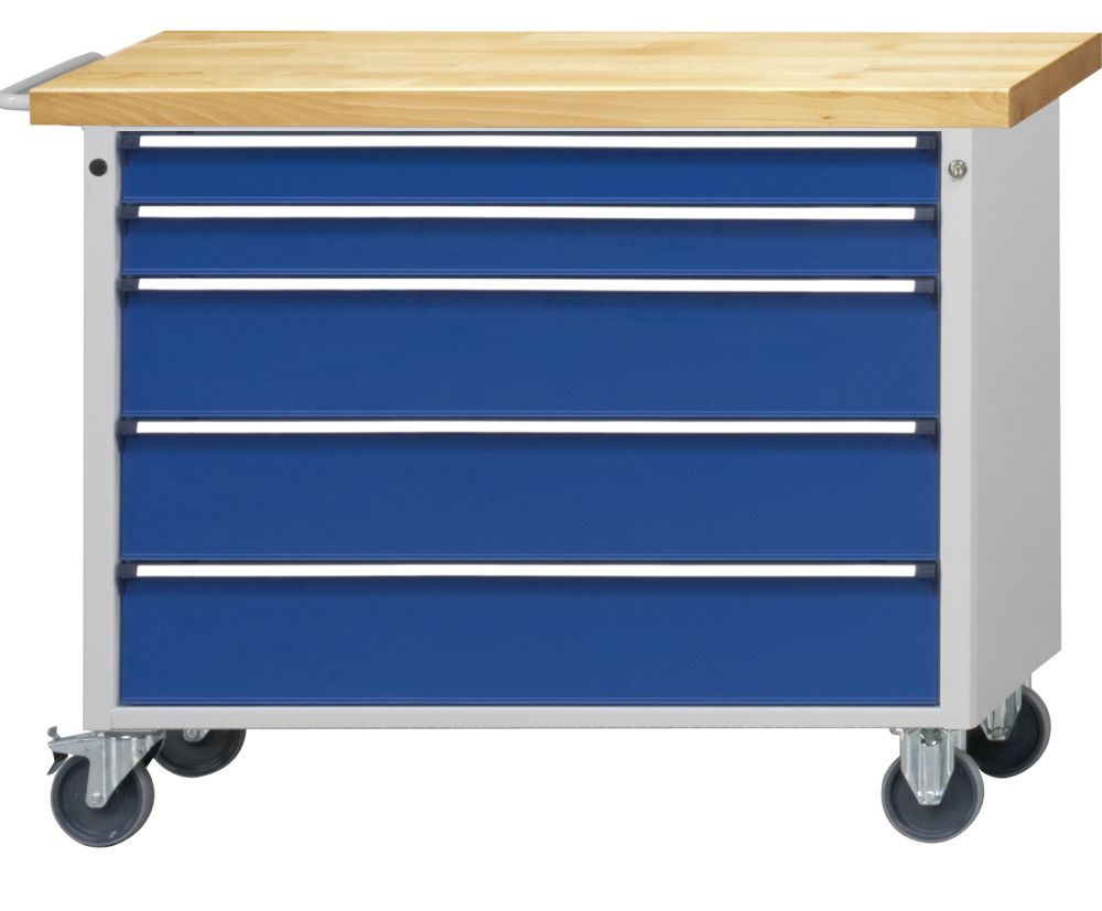 Produktbild Anke Werkstattwagen 353V Serie V Buche Massiv Platte 460.255