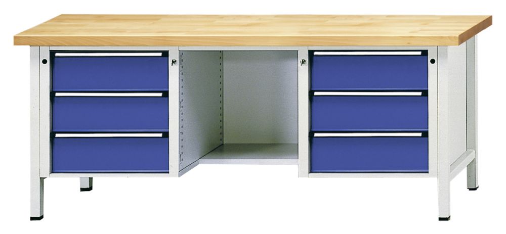 Produktbild Anke Kastenwerkbank 2000 x 700 x 900 mm Modell 320T ZBP 50 mm