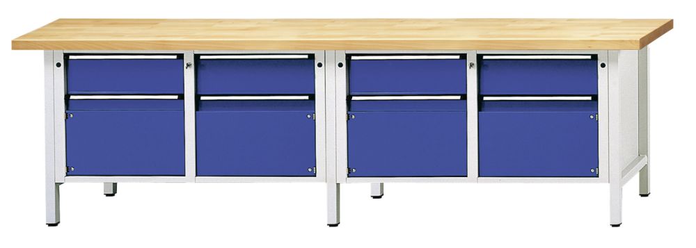 Produktbild Anke Kastenwerkbank 2800 x 700 x 900 mm Modell 105T ZBP 50 mm