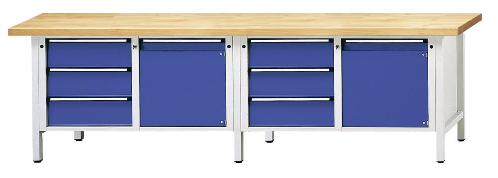 Produktbild Anke Kastenwerkbank 2800 x 700 x 850 mm Modell 106T ZBP 50 mm