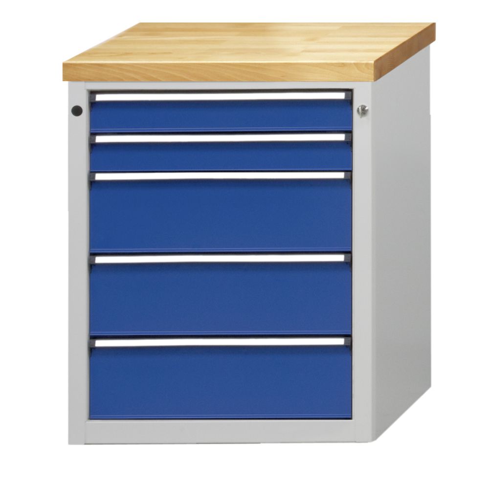 Produktbild Anke Beistellschrank 665x650x850mm Mod 104 RAL 7035/5010 BMP 50 mm