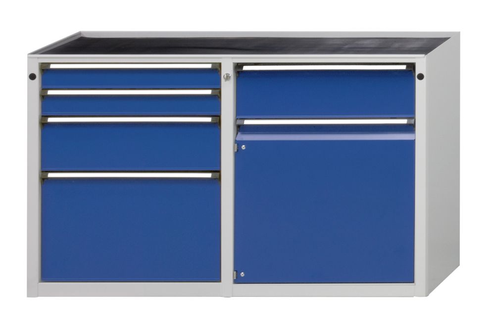 Produktbild Anke Beistellschrank 1280x650x890mm Mod 202 RAL 7035/5010 BMP 40 mm