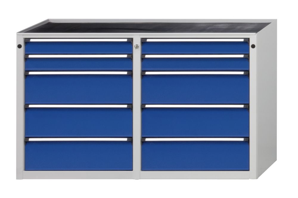 Produktbild Anke Beistellschrank 1280x650x900mm Mod 204 RAL 7035/5010 BMP 50 mm