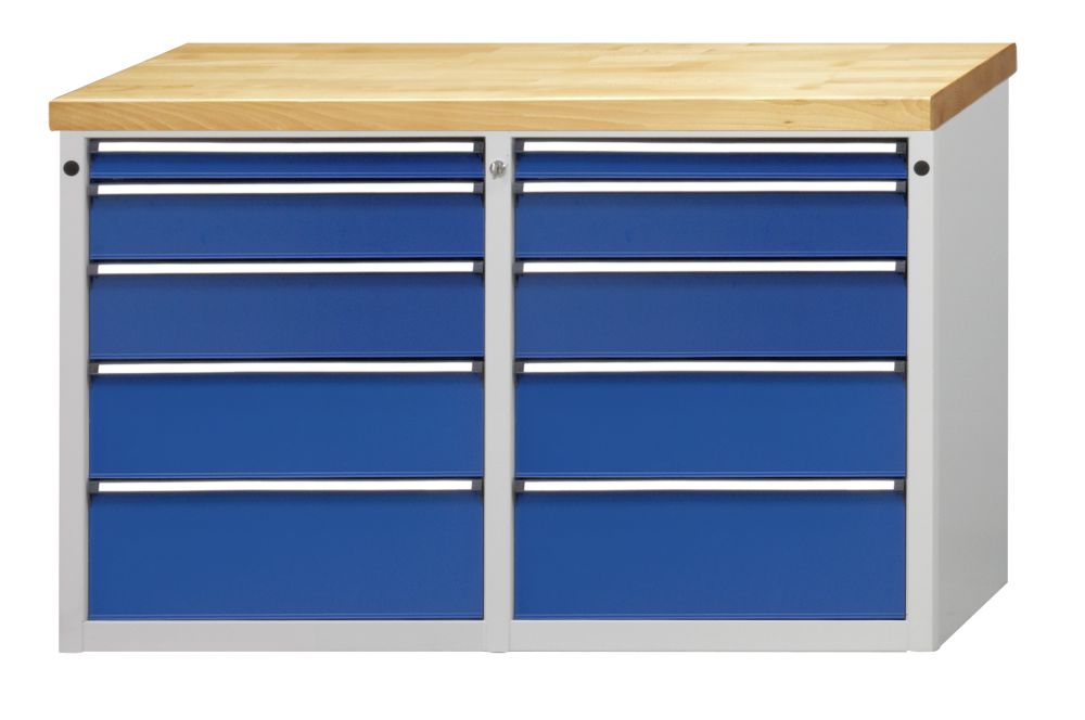 Produktbild Anke Beistellschrank 1280x650x890mm Mod 206 RAL 7035/5010 BMP 40 mm